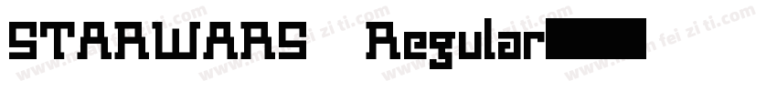 STARWARS Regular字体转换